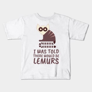 Cute Funny Lemur Lovers Kids T-Shirt